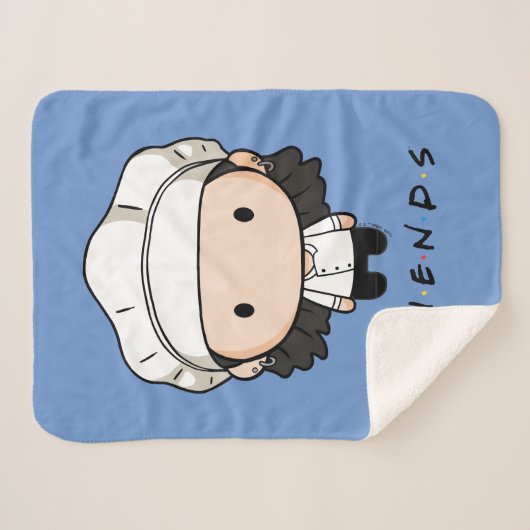 FRIENDS™ | Monica Chibi Sherpa Deken (Voorkant (horizontaal))