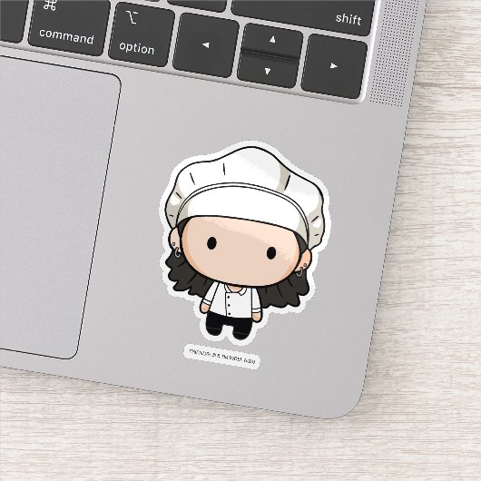 FRIENDS™ | Monica Chibi Sticker (Detail)