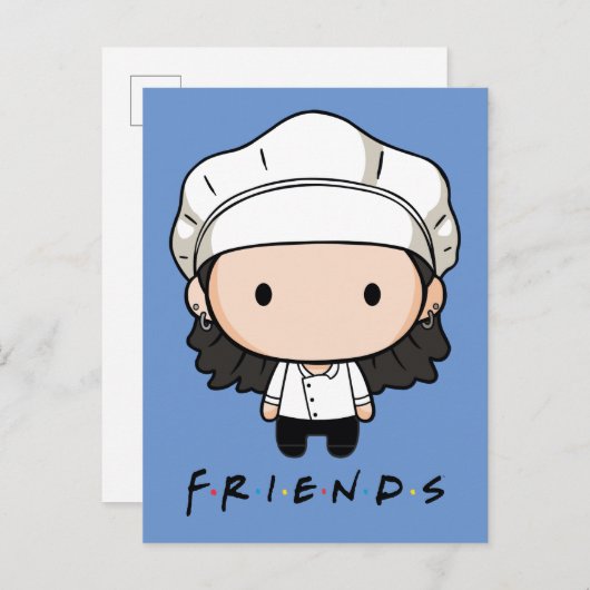 FRIENDS™ | Monica Chibi Uitnodiging Briefkaart (Voorkant / Achterkant)