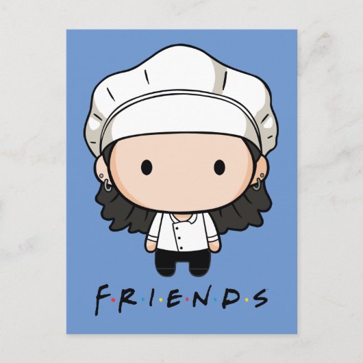 FRIENDS™ | Monica Chibi Uitnodiging Briefkaart (Voorkant)