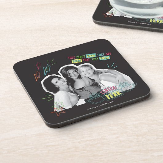 FRIENDS™ | Monica, Rachel en Phoebe Bier Onderzetter (Linkerzijde)