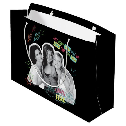 FRIENDS™ | Monica, Rachel en Phoebe Groot Cadeauzakje (Achterkant Gekanteld)