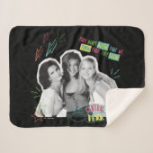 FRIENDS™ | Monica, Rachel en Phoebe Sherpa Deken (Voorkant (horizontaal))