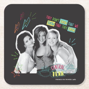 FRIENDS™   Monica, Rachel & Phoebe Kartonnen Onderzetters