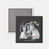 FRIENDS™ | Monica, Rachel & Phoebe Magneet (Voorkant / Achterkant)