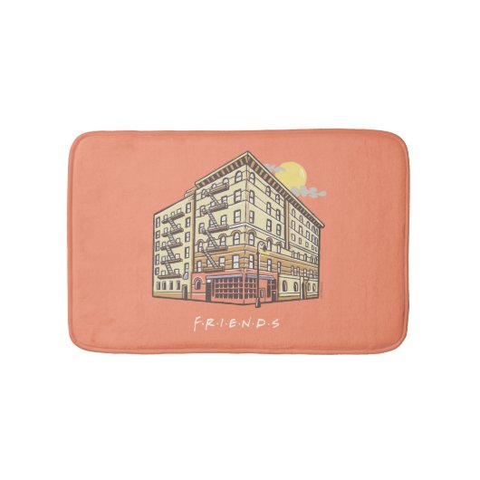 FRIENDS™ | Monica's Appartementsgebouw Badmat (Voorkant)