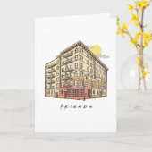 FRIENDS™ | Monica's Appartementsgebouw Kaart (Gele Bloem)