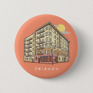 FRIENDS™   Monica's Appartementsgebouw Ronde Button 5,7 Cm
