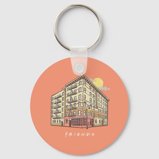 FRIENDS™ | Monica's Appartementsgebouw Sleutelhanger (Voorkant)
