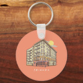 FRIENDS™ | Monica's Appartementsgebouw Sleutelhanger (Achterkant)