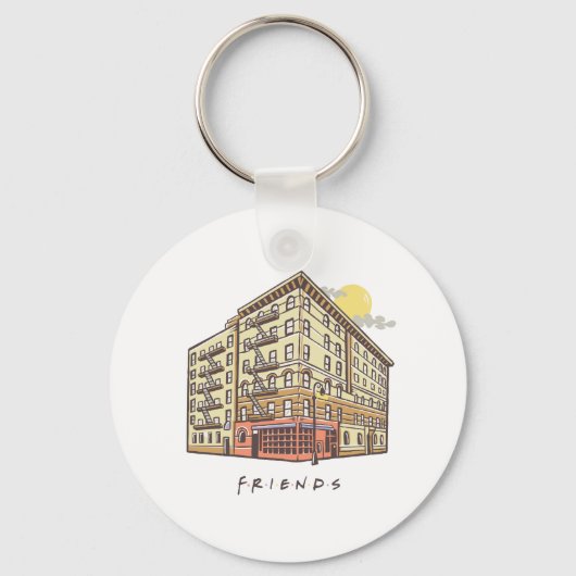 FRIENDS™ | Monica's Appartementsgebouw Sleutelhanger (Voorkant)