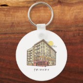 FRIENDS™ | Monica's Appartementsgebouw Sleutelhanger (Voorkant)