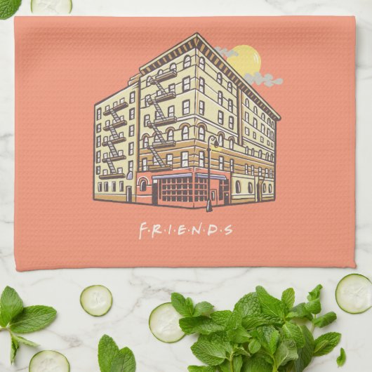 FRIENDS™ | Monica's Appartementsgebouw Theedoek (Gevouwen)