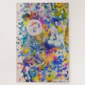 Friends Moon Dream Jigzaag Puzzle Abstract schilde Legpuzzel (Verticaal)