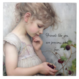 FRIENDS n RASPBERRIES TILE Tegeltje