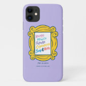 FRIENDS™ Namen in Peephole Case-Mate iPhone Case (Achterkant)