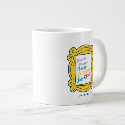 FRIENDS™ Namen in Peephole Grote Koffiekop (Voorkant rechts)