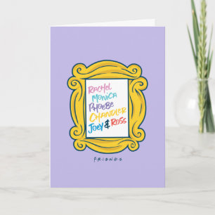 FRIENDS™-namen in Peephole Kaart