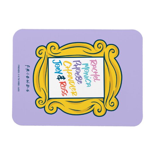 FRIENDS™ Namen in Peephole Magneet (Horizontaal)