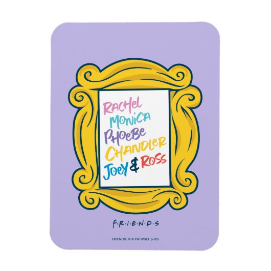 FRIENDS™ Namen in Peephole Magneet (Verticaal)