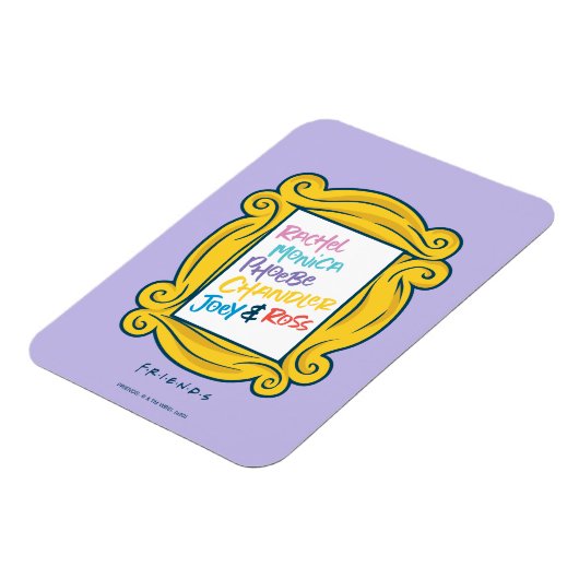 FRIENDS™ Namen in Peephole Magneet (Linkerzijde)