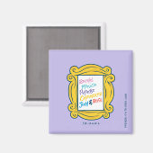 FRIENDS™ Namen in Peephole Magneet (Voorkant / Achterkant)