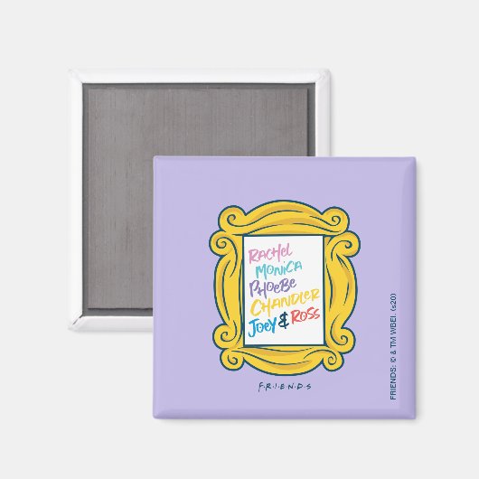 FRIENDS™ Namen in Peephole Magneet (Voorkant / Achterkant)