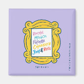 FRIENDS™ Namen in Peephole Magneet (Voorkant)