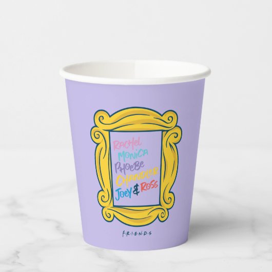 FRIENDS™ Namen in Peephole Papieren Bekers (Links)