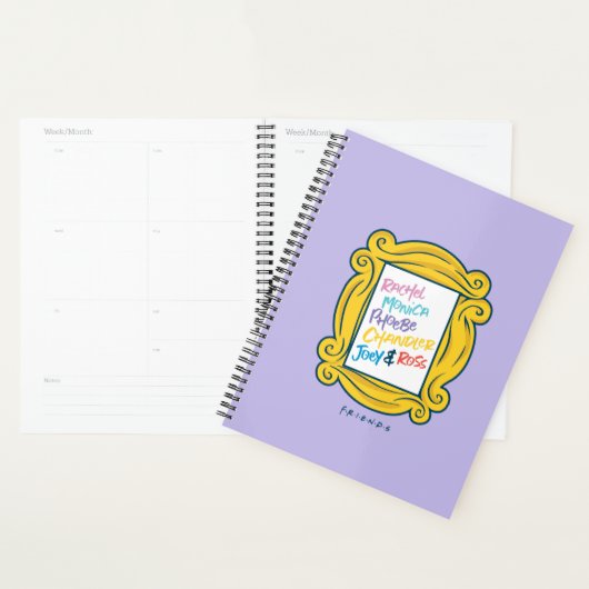 FRIENDS™ Namen in Peephole Planner (Display)