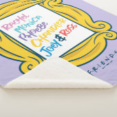 FRIENDS™ Namen in Peephole Sherpa Deken (3/4)