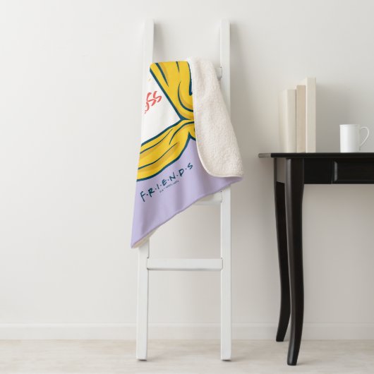 FRIENDS™ Namen in Peephole Sherpa Deken (In situ)