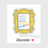 FRIENDS™ Namen in Peephole Sticker (Vel)