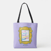 FRIENDS™ Namen in Peephole Tote Bag (Achterkant)