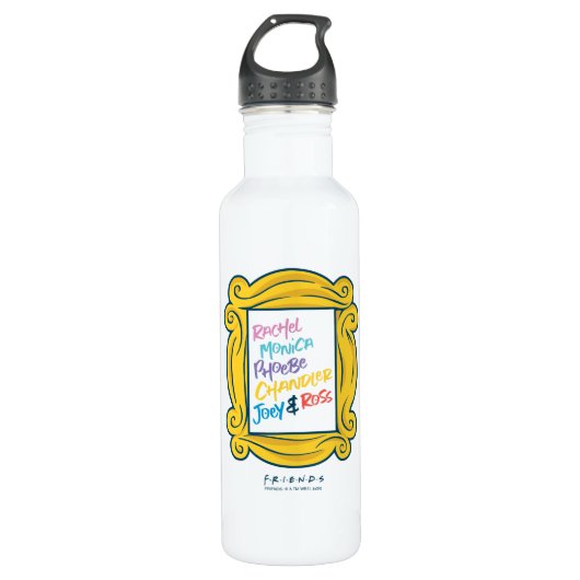 FRIENDS™ Namen in Peephole Waterfles (Voorkant)