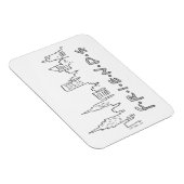 FRIENDS™ | New York City Silhouette Magneet (Rechterzijde)