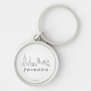 FRIENDS™   New York City Silhouette Sleutelhanger