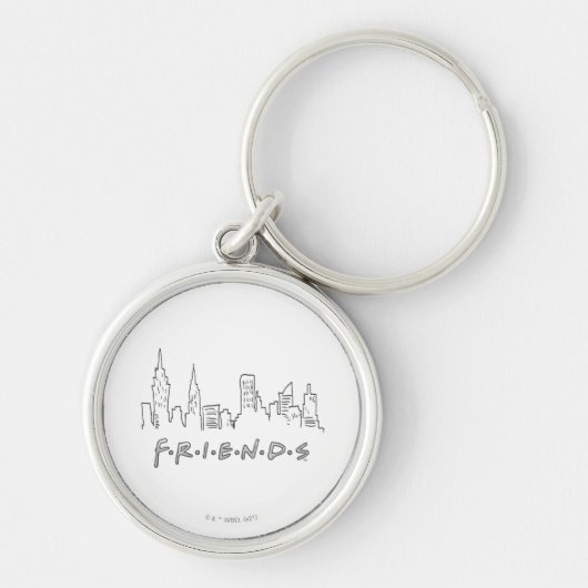 FRIENDS™ | New York City Silhouette Sleutelhanger (Voorkant)