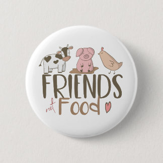Friends Not Food 2 Ronde Button 5,7 Cm