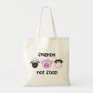 Friends Not Food Cartoon Bag Tote Bag