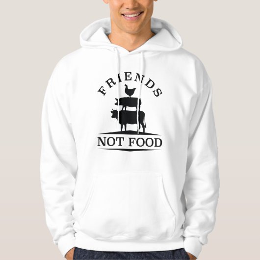 Friends Not Food Hoodie (Voorkant)