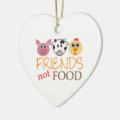 Friends Not Food Keramisch Ornament (Links)