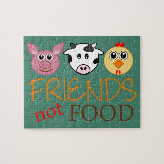 Friends Not Food Legpuzzel (Horizontaal)
