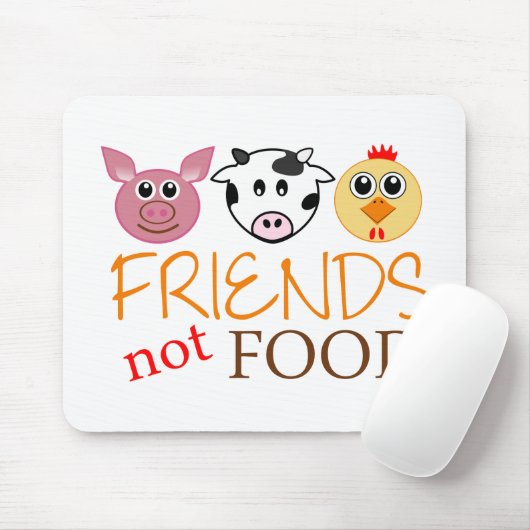 Friends Not Food Muismat (Met muis)