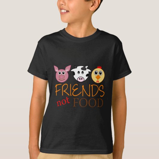 Friends Not Food T-shirt (Voorkant)