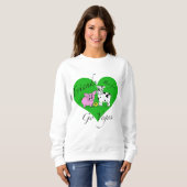 Friends not food Vegan Sweatshirt (Voorkant volledig)