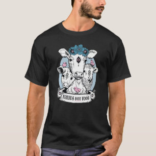 Friends Not Food Vegetarian Vegan Goat Animal Libe T-shirt
