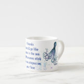 Friends Octopus op je gezicht Funny Espresso Kop (Voorkant rechts)