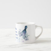 Friends Octopus op je gezicht Funny Espresso Kop (Rechts)
