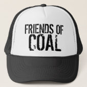Friends of Coal Trucker Hat Trucker Pet (Voorkant)